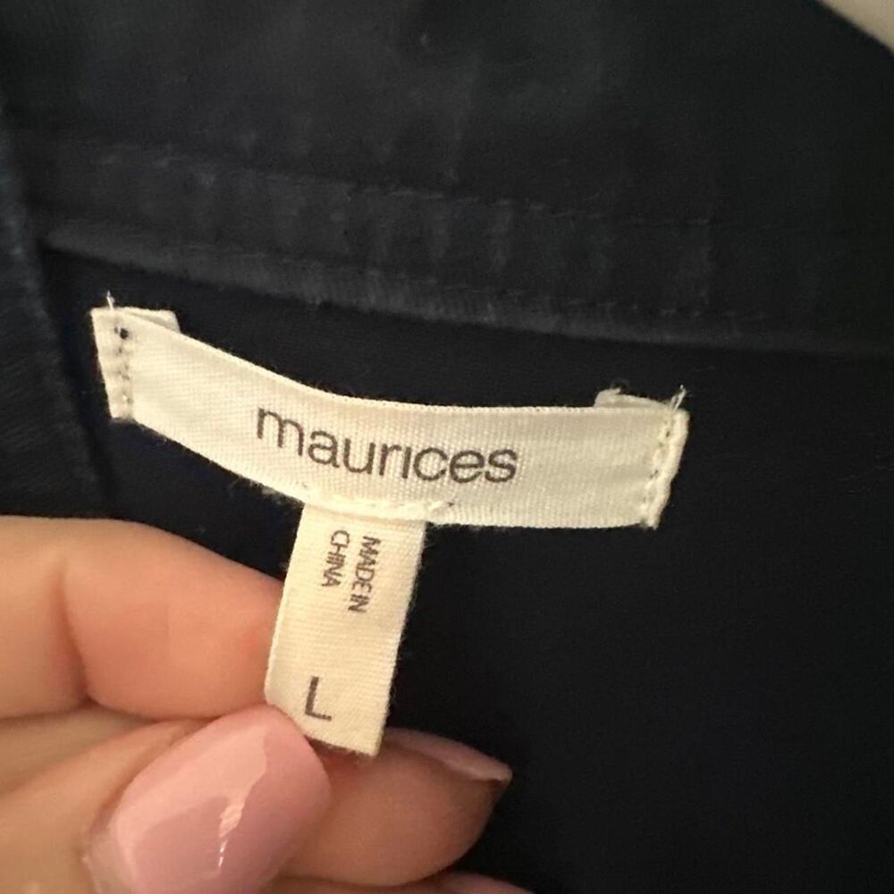 Maurices Women's Navy Blue Jacket - Picture 3 of 3